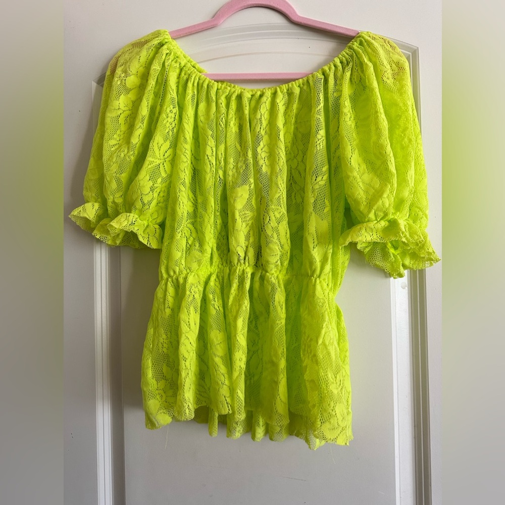 BCBG LACE COVER UP TOP
